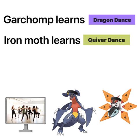 can garchomp learn dragon dance.